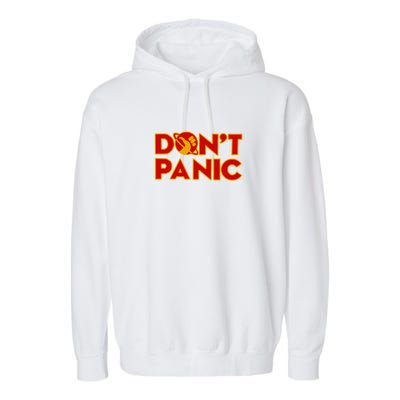 DonT Panic The HitchhikerS Guide To The Galaxy Garment-Dyed Fleece Hoodie