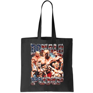 Donald Pump Trump 2024 Weight Lifting Gym Fitness Tote Bag