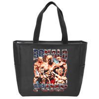 Donald Pump Trump 2024 Weight Lifting Gym Fitness Zip Tote Bag