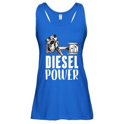 Diesel Power Truck Mechanic Turbo Turbocharger Rig Trucker Gift Ladies Essential Flowy Tank