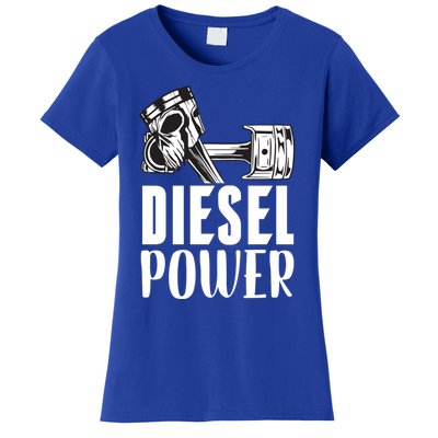 Diesel Power Truck Mechanic Turbo Turbocharger Rig Trucker Gift Women's T-Shirt