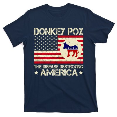 Donkey Pox The Disease Destroying America Funny Anti Biden T-Shirt