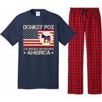 Donkey Pox The Disease Destroying America Funny Anti Biden Pajama Set