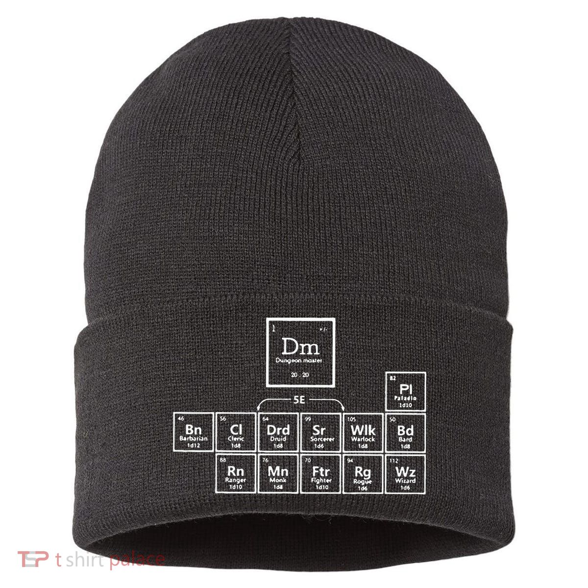 DnD Periodic Table Sustainable Knit Beanie