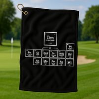 DnD Periodic Table Golf Towel