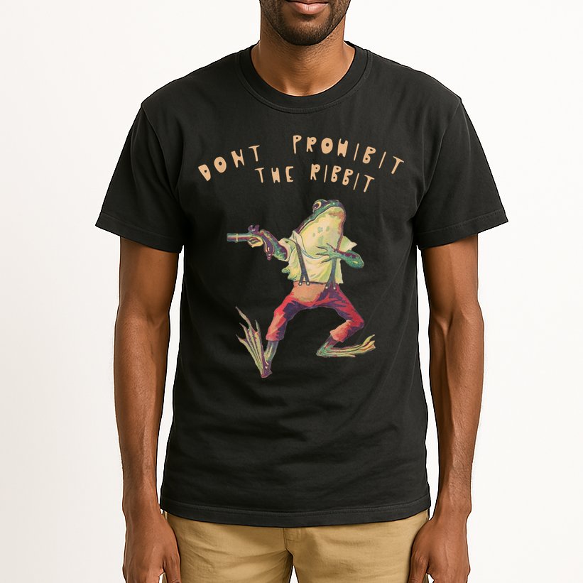 Don't Prohibit The Ribbit Frog Tall T-Shirt