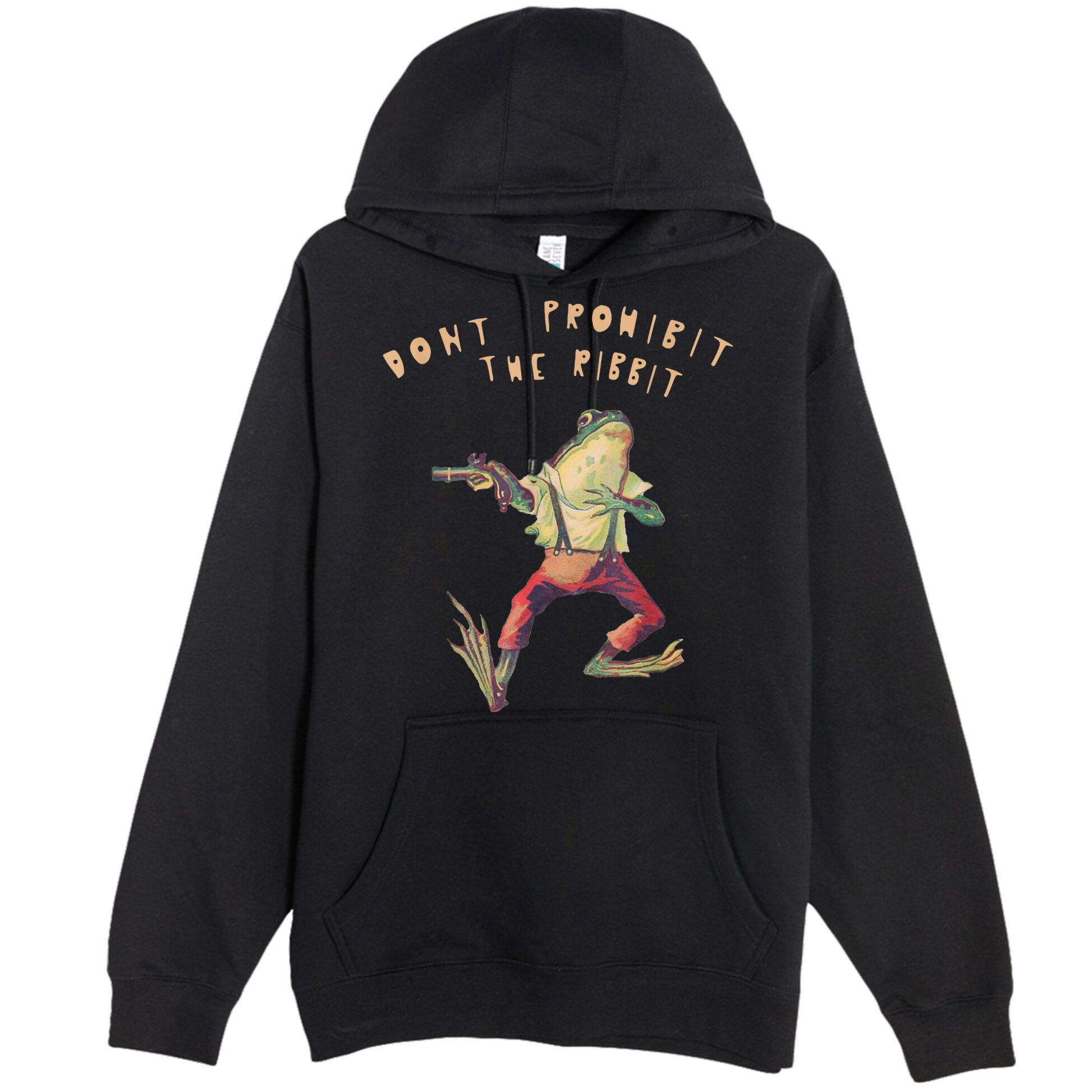 Don't Prohibit The Ribbit Frog Premium Pullover Hoodie