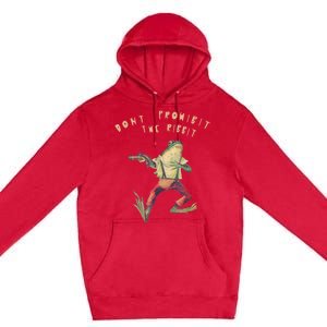 Don't Prohibit The Ribbit Frog Premium Pullover Hoodie