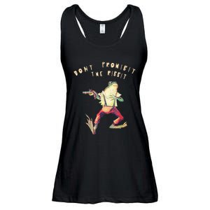 Dont Prohibit The Ribbit Frog Ladies Essential Flowy Tank