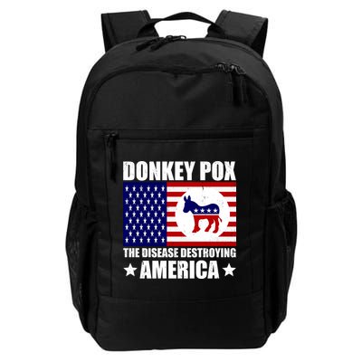 Donkey Pox The Disease Destroying America Vintage USA Funny Backpack