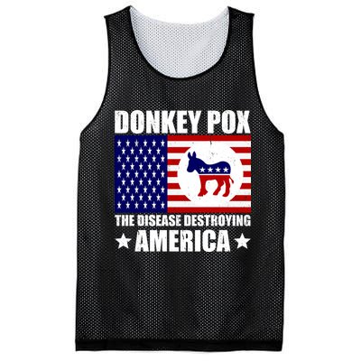 Donkey Pox The Disease Destroying America Vintage USA Funny Mesh Reversible Basketball Jersey Tank