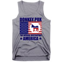 Donkey Pox The Disease Destroying America Vintage USA Funny Tank Top