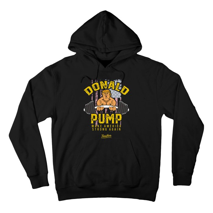 Donald Pump Trump Gym Trump Workout Trump Hoodie