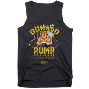 Donald Pump Trump Gym Trump Workout Trump Tank Top