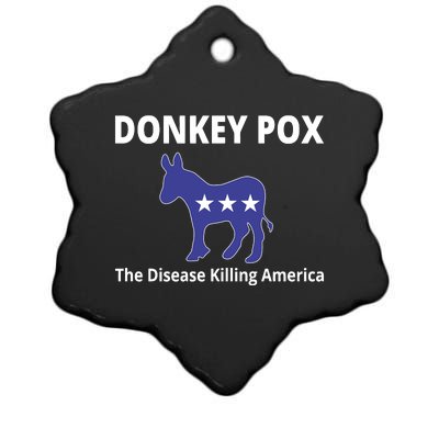 Donkey Pox The Disease Killing America Ceramic Star Ornament