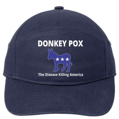 Donkey Pox The Disease Killing America 7-Panel Snapback Hat