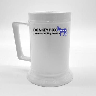 Donkey Pox The Disease Killing America Funny Beer Stein