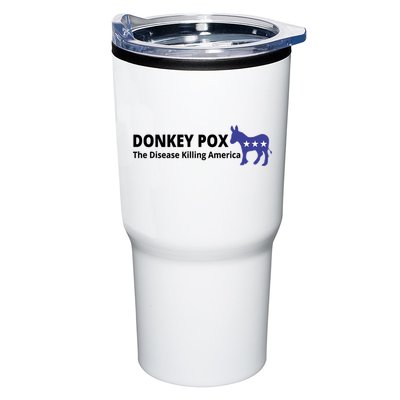 Donkey Pox The Disease Killing America Funny Tumbler