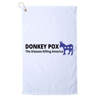 Donkey Pox The Disease Killing America Funny Golf Towel