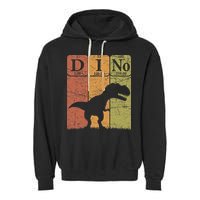 Dinosaur Periodic Table Elements T Rex Dino Paleontologist Garment-Dyed Fleece Hoodie