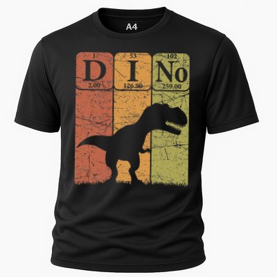 Dinosaur Periodic Table Elements T Rex Dino Paleontologist Performance Shirt