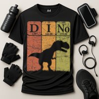 Dinosaur Periodic Table Elements T Rex Dino Paleontologist Performance Shirt