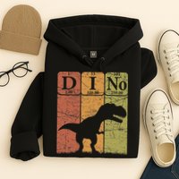 Dinosaur Periodic Table Elements T Rex Dino Paleontologist Hoodie