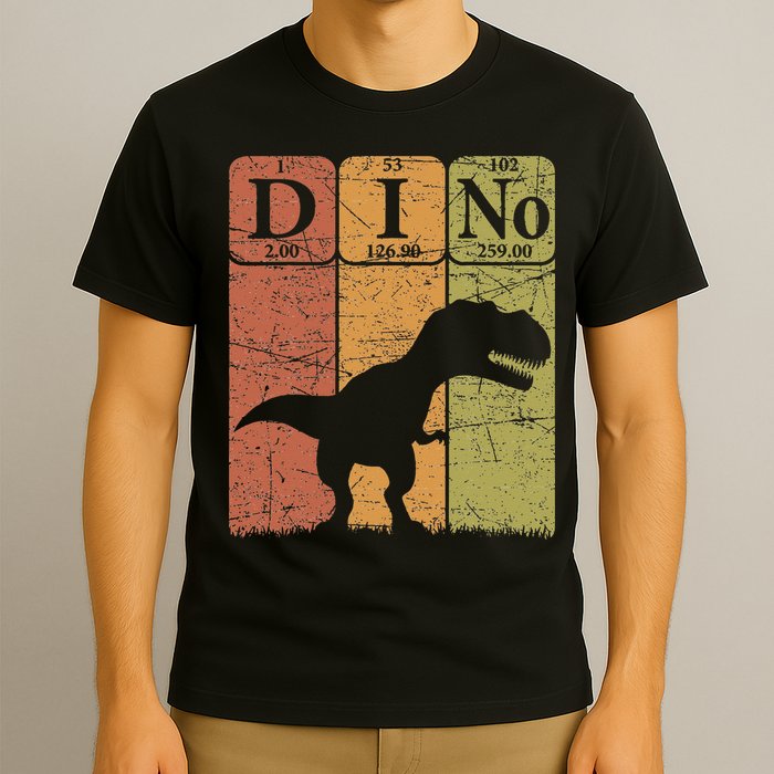 Dinosaur Periodic Table Elements T Rex Dino Paleontologist T-Shirt