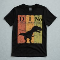 Dinosaur Periodic Table Elements T Rex Dino Paleontologist T-Shirt