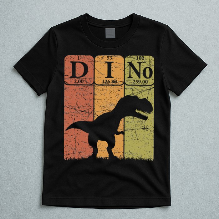 Dinosaur Periodic Table Elements T Rex Dino Paleontologist T-Shirt