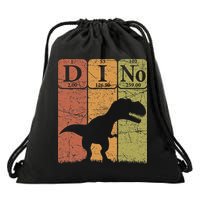 Dinosaur Periodic Table Elements T Rex Dino Paleontologist Drawstring Bag