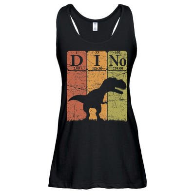 Dinosaur Periodic Table Elements T Rex Dino Paleontologist Ladies Essential Flowy Tank