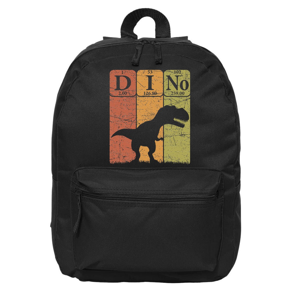 Dinosaur Periodic Table Elements T Rex Dino Paleontologist 16 in Basic Backpack