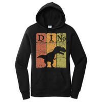 Dinosaur Periodic Table Elements T Rex Dino Paleontologist Women's Pullover Hoodie