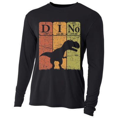 Dinosaur Periodic Table Elements T Rex Dino Paleontologist Cooling Performance Long Sleeve Crew