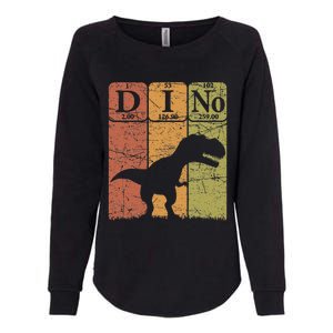 Dinosaur Periodic Table Elements T Rex Dino Paleontologist Womens California Wash Sweatshirt