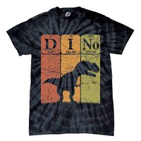 Dinosaur Periodic Table Elements T Rex Dino Paleontologist Tie-Dye T-Shirt