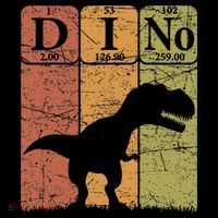 Dinosaur Periodic Table Elements T Rex Dino Paleontologist Toddler Hoodie