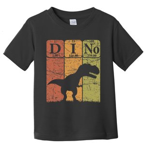 Dinosaur Periodic Table Elements T Rex Dino Paleontologist Toddler T-Shirt