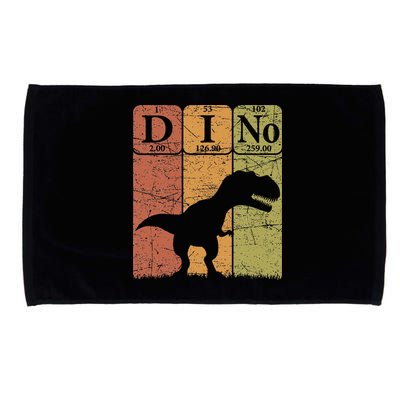 Dinosaur Periodic Table Elements T Rex Dino Paleontologist Microfiber Hand Towel