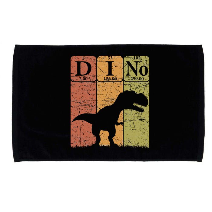 Dinosaur Periodic Table Elements T Rex Dino Paleontologist Microfiber Hand Towel