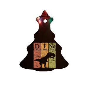 Dinosaur Periodic Table Elements T Rex Dino Paleontologist Ceramic Tree Ornament