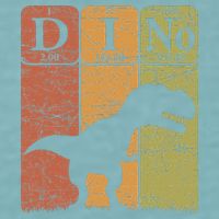 Dinosaur Periodic Table Elements T Rex Dino Paleontologist Sueded Cloud Jersey T-Shirt