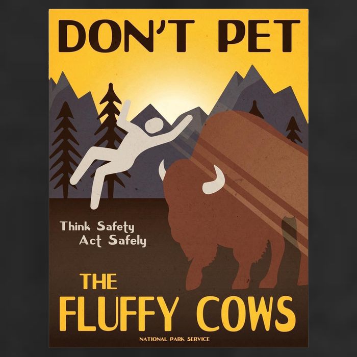Dont Pet The Fluffy Cows Cool Comfort Performance Bucket Hat
