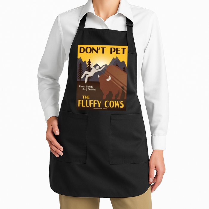 Dont Pet The Fluffy Cows Apron