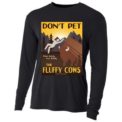 Dont Pet The Fluffy Cows Cooling Performance Long Sleeve Crew