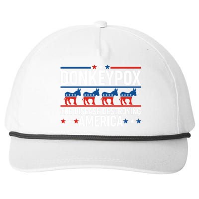 Donkey Pox The Disease Destroying America Snapback Five-Panel Rope Hat