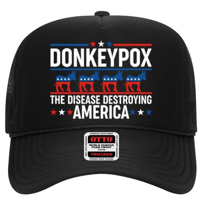 Donkey Pox The Disease Destroying America Trucker Hat