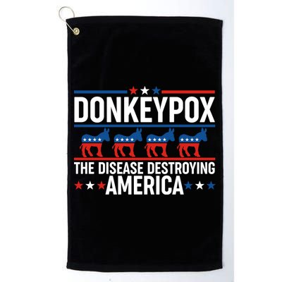Donkey Pox The Disease Destroying America Golf Towel