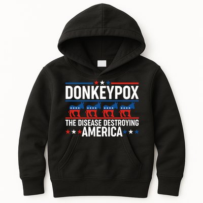 Donkey Pox The Disease Destroying America Kids Hoodie